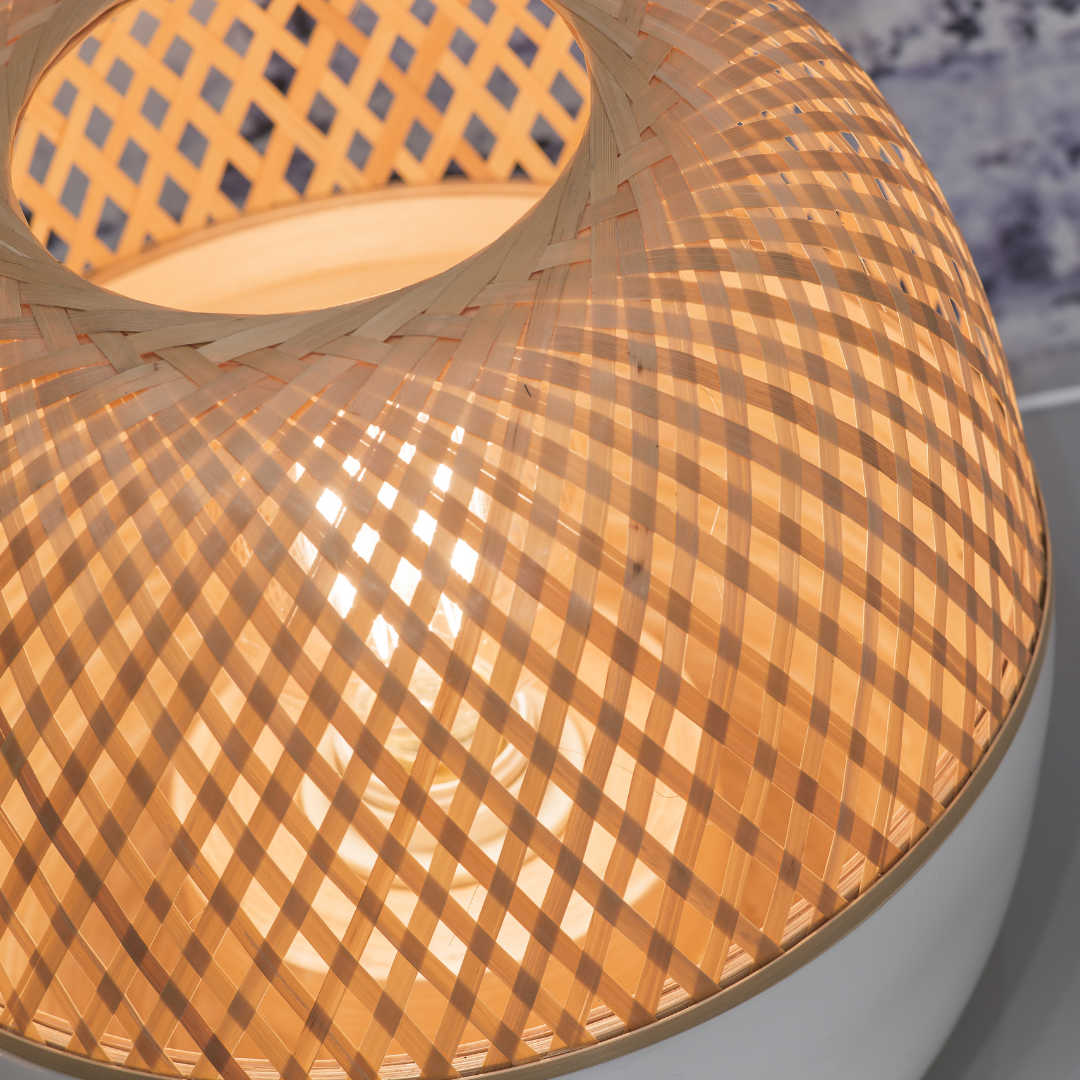 Table Lamp Bamboo Mekong Round L
