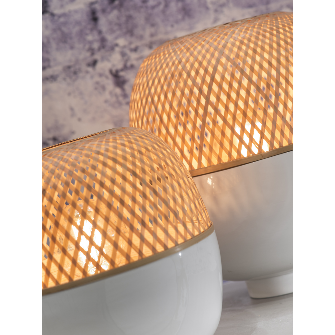 Table Lamp Bamboo Mekong Round L