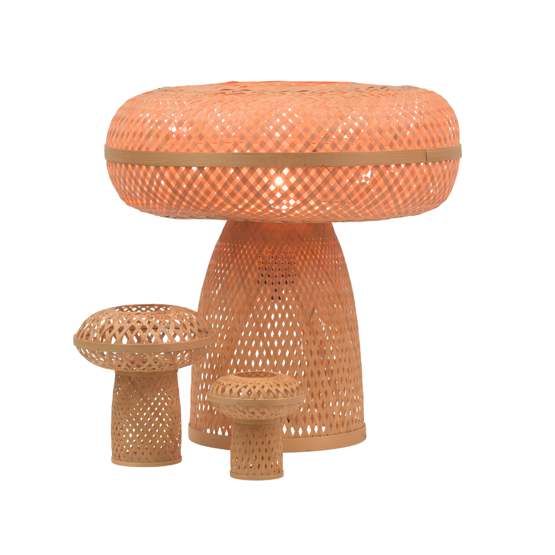 GOOD&amp;MOJO Tischlampe Palawan Naturel PALAWAN/T40/N