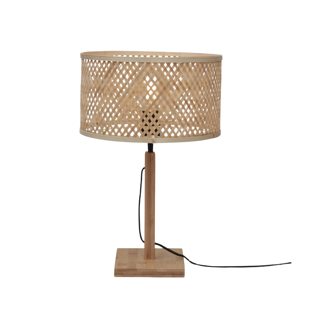 GOOD&amp;MOJO Tischlampe Java rechteckig 32×18
