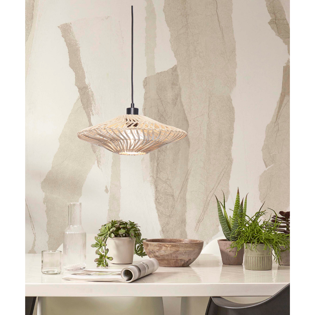 Hängelampe Zanzibar flach 40x12