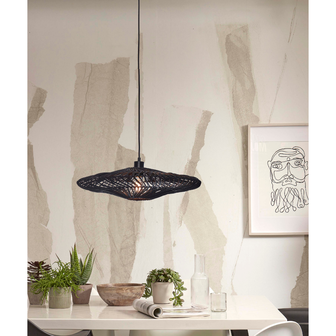 Hängelampe Zanzibar flach 55x14