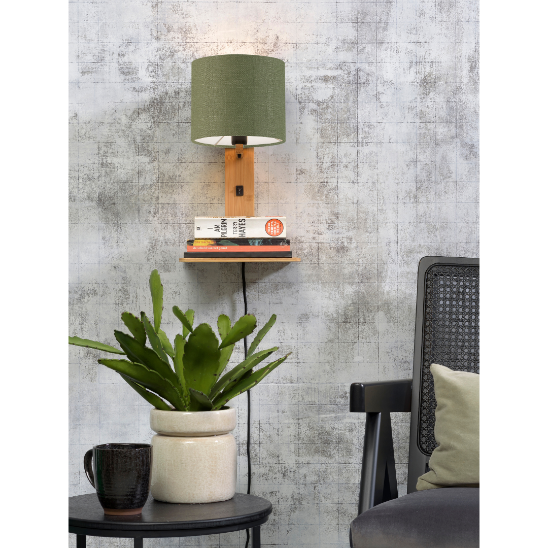 Wall lamp Andes Naturel 18x15