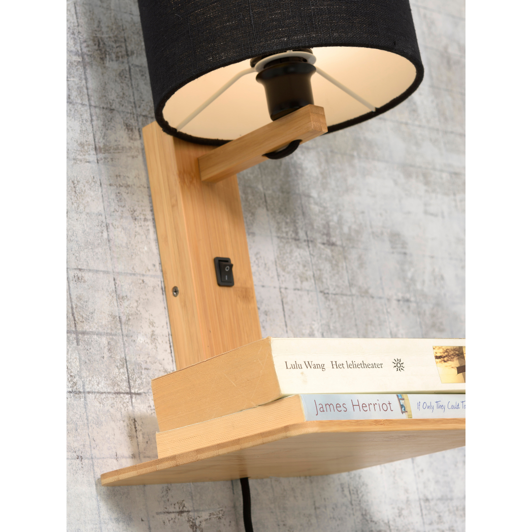 Wall lamp Andes Naturel 18x15