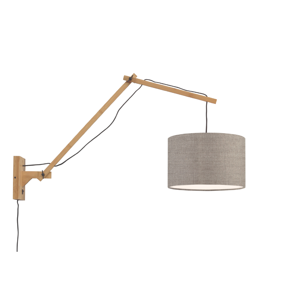 Wall lamp Andes Naturel L 32x20