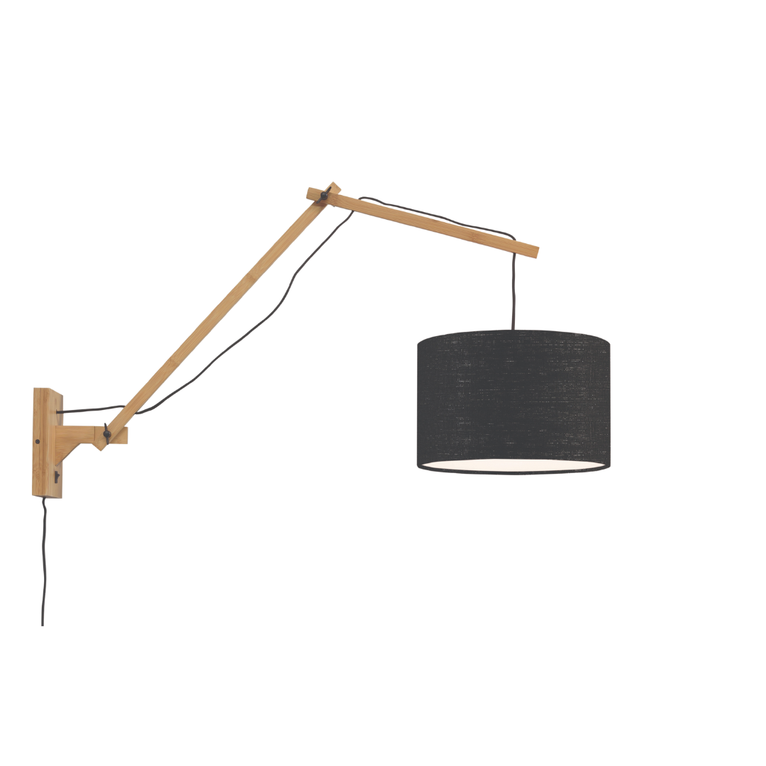 GOOD&amp;MOJO Wandlampe Andes Naturel L 32×20