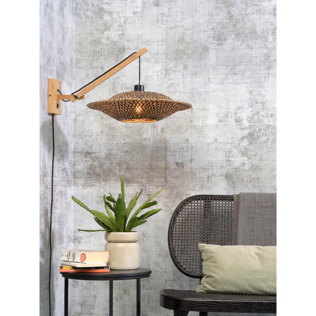 Wandlampe Bali Schwarz S