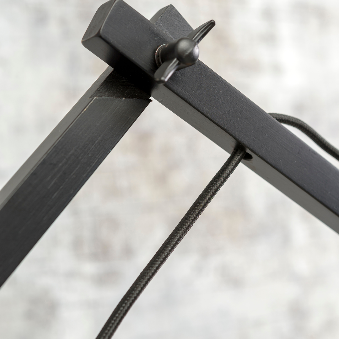 Wandlampe Bali Schwarz L