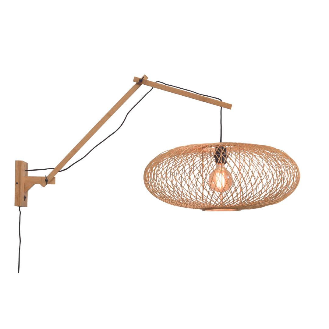 GOOD&amp;MOJO Wandlampe Cango Naturel L