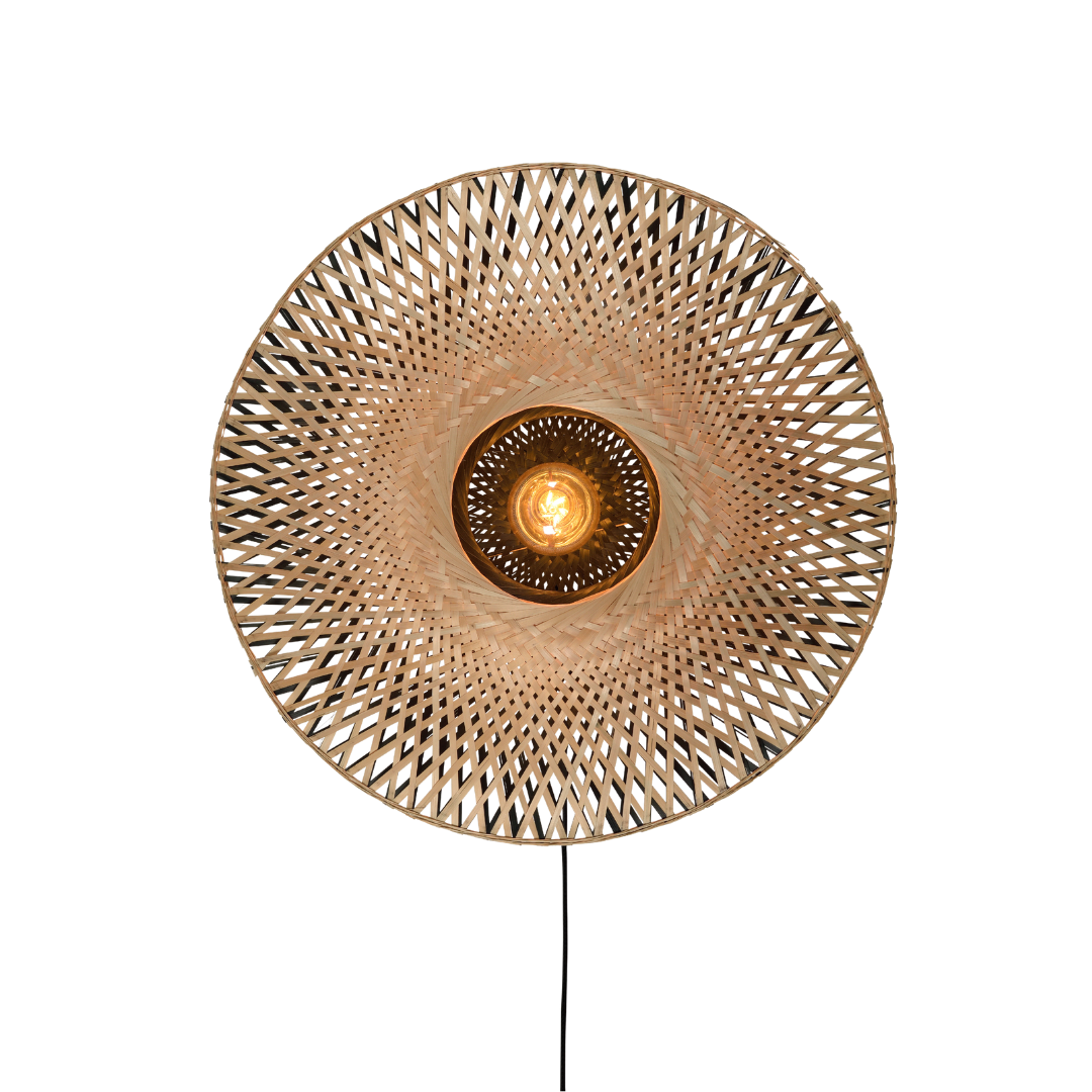 Wandlampe Kalimantan Bambus