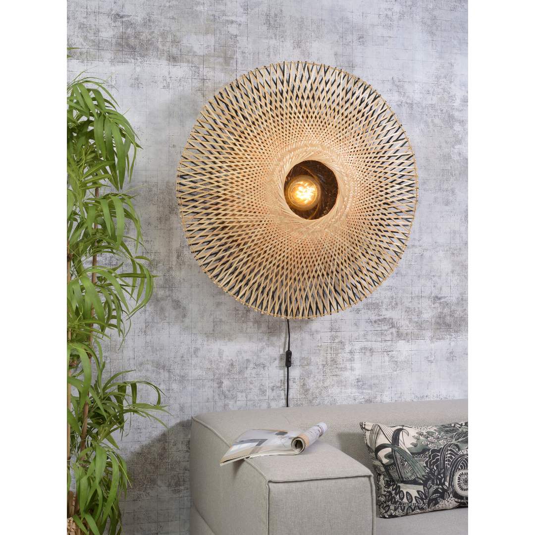 Wandlampe Kalimantan Bambus