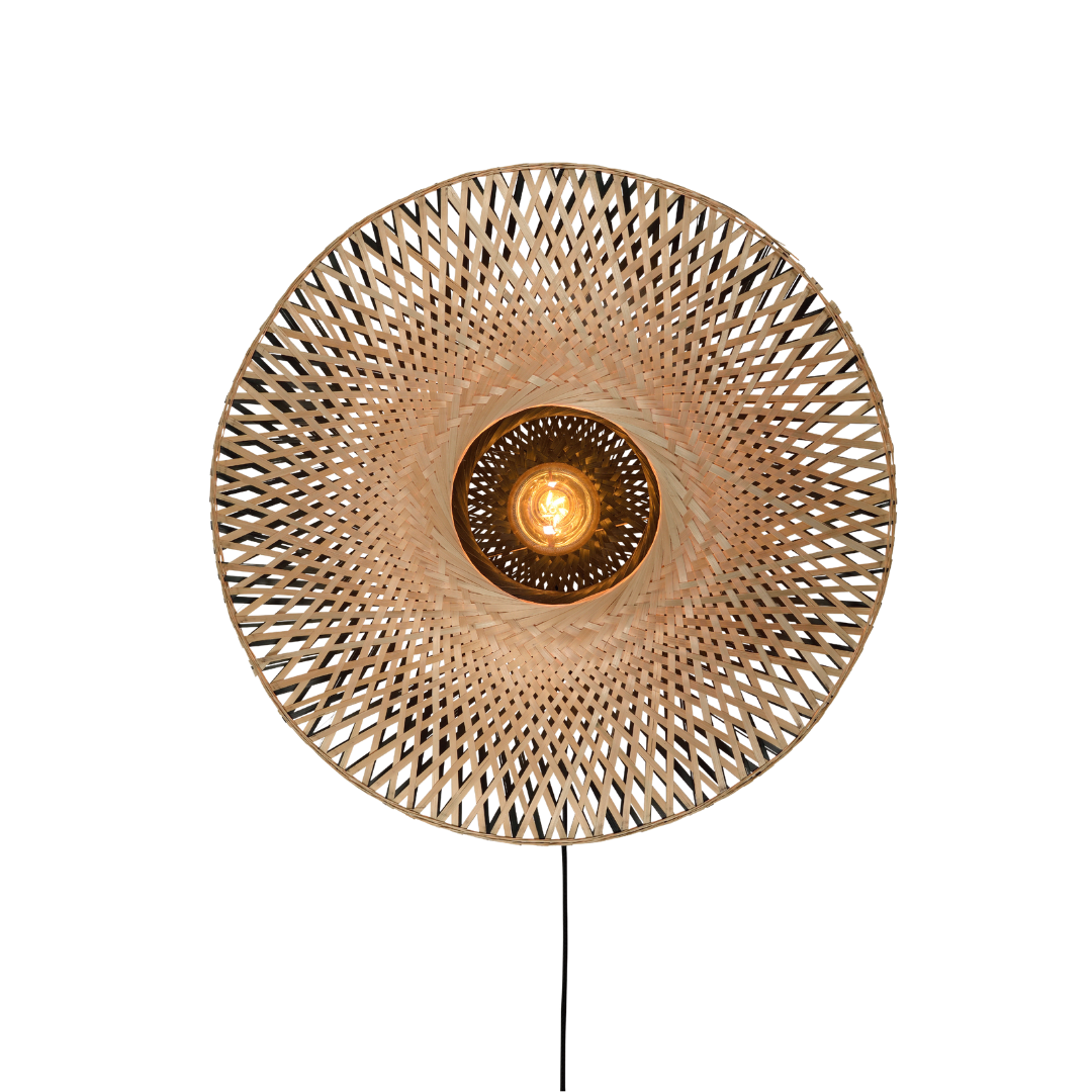 Wandlampe Kalimantan Bambus