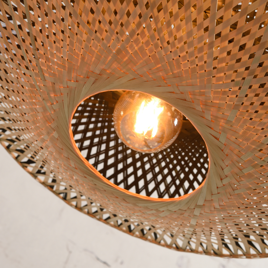 Wandlampe Kalimantan Bambus