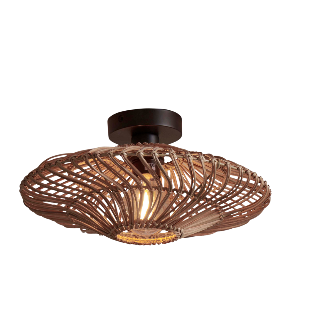 GOOD&amp;MOJO Deckenlampe Zanzibar flach S