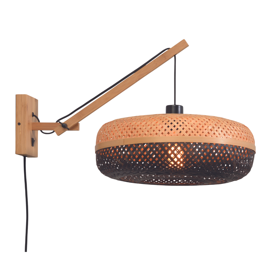 GOOD&amp;MOJO Wandlampe Palawan Naturel S