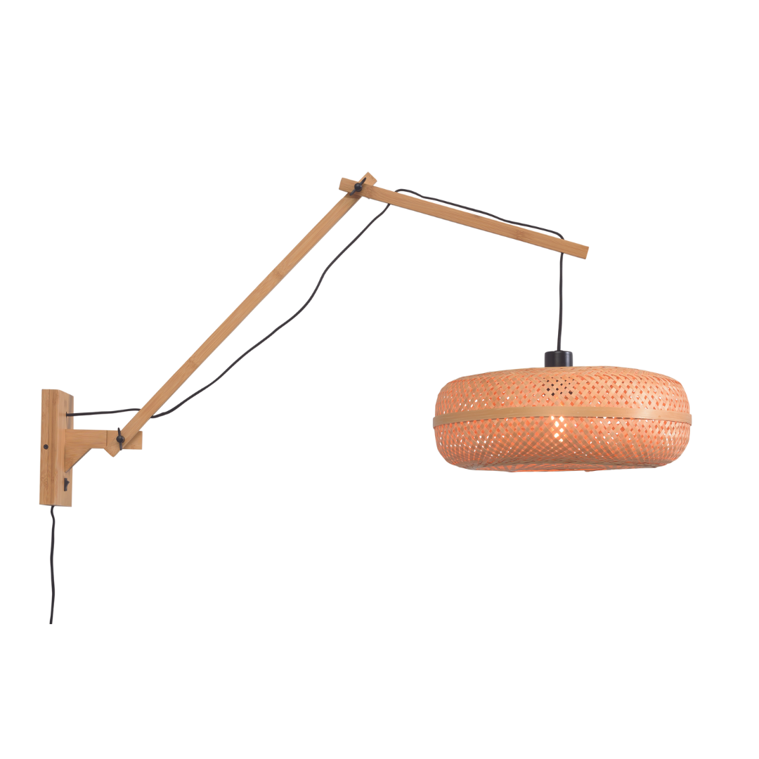 GOOD&amp;MOJO Wandlampe Palawan Naturel L