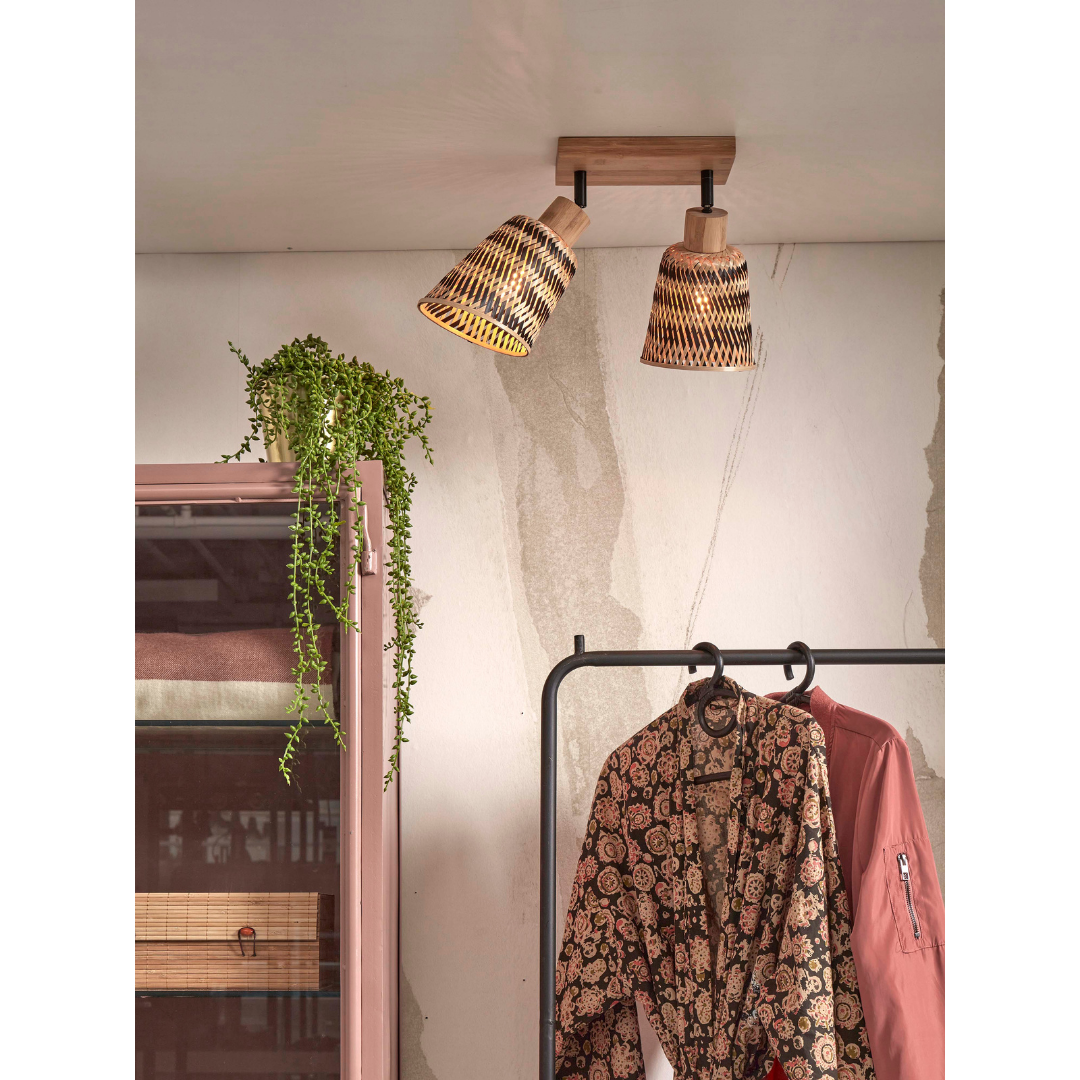 Ceiling Lamp Java 2-Shade Natural
