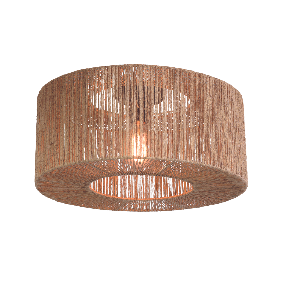 GOOD&amp;MOJO Deckenlampe Iguazu Jute Rund