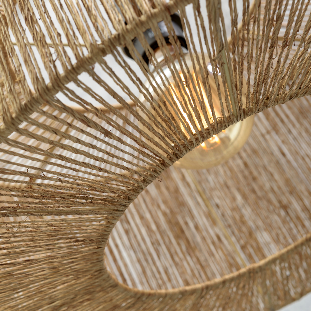 Plafonnier Iguazu Jute Rond