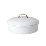 Riess Classic Weiss Brotdose mit Deckel 36cm 0590-033