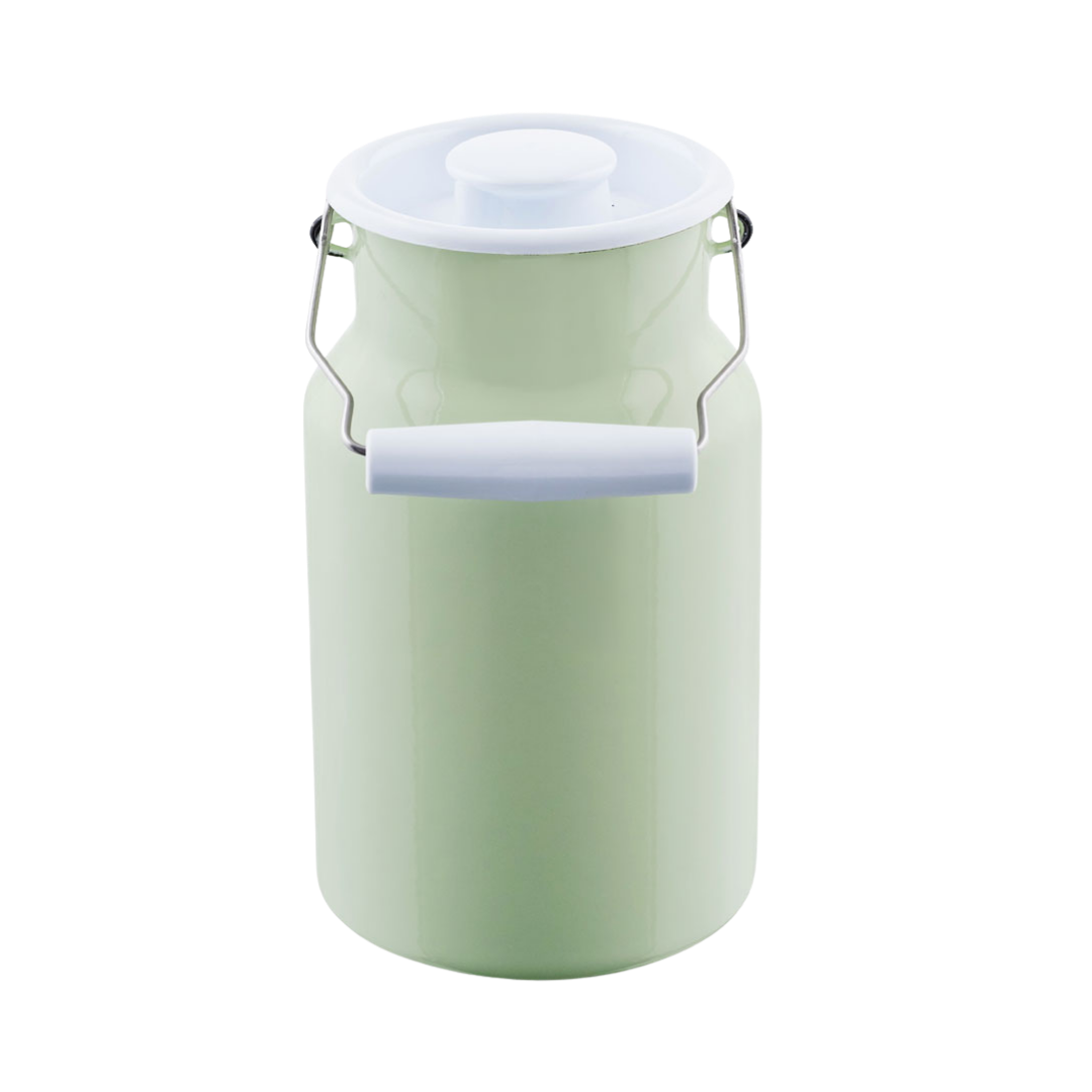 Pot à lait classique pastel multicolore avec couvercle