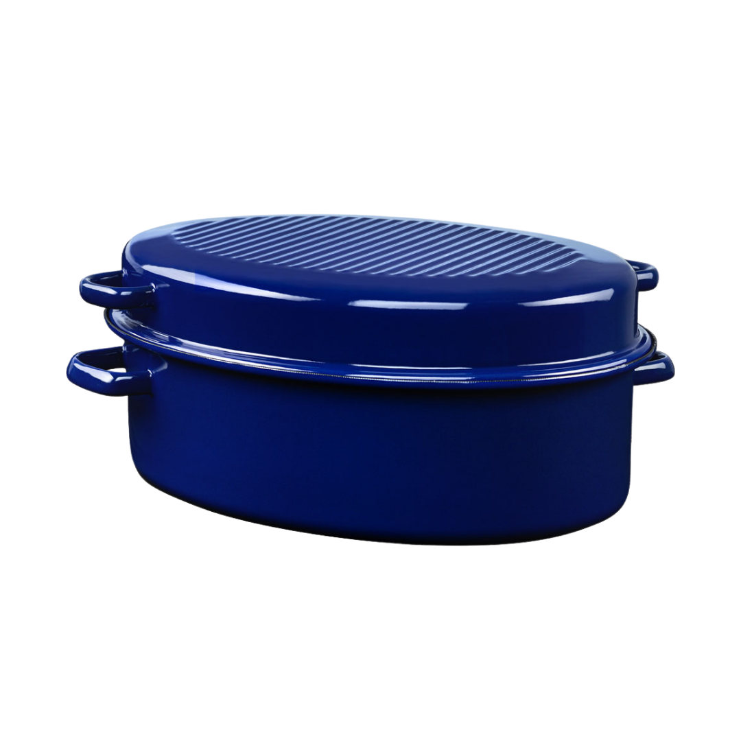 Riess Classic Spezialartikel Gänsebräter oval mit Deckel