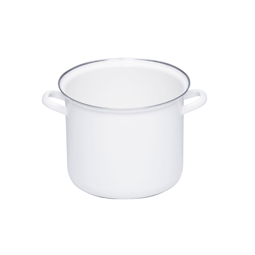 Classic White High Pot without Lid
