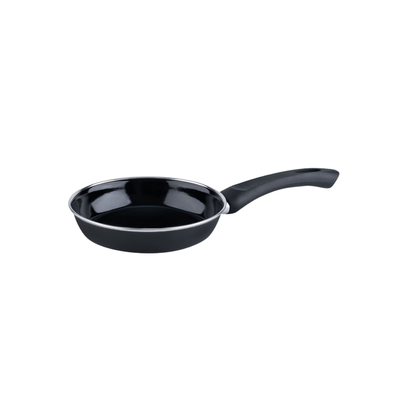 Patelnia Gourmet z czarną emalią · 18 cm
