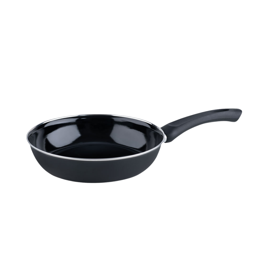 Black Enamel Gourmet Pan