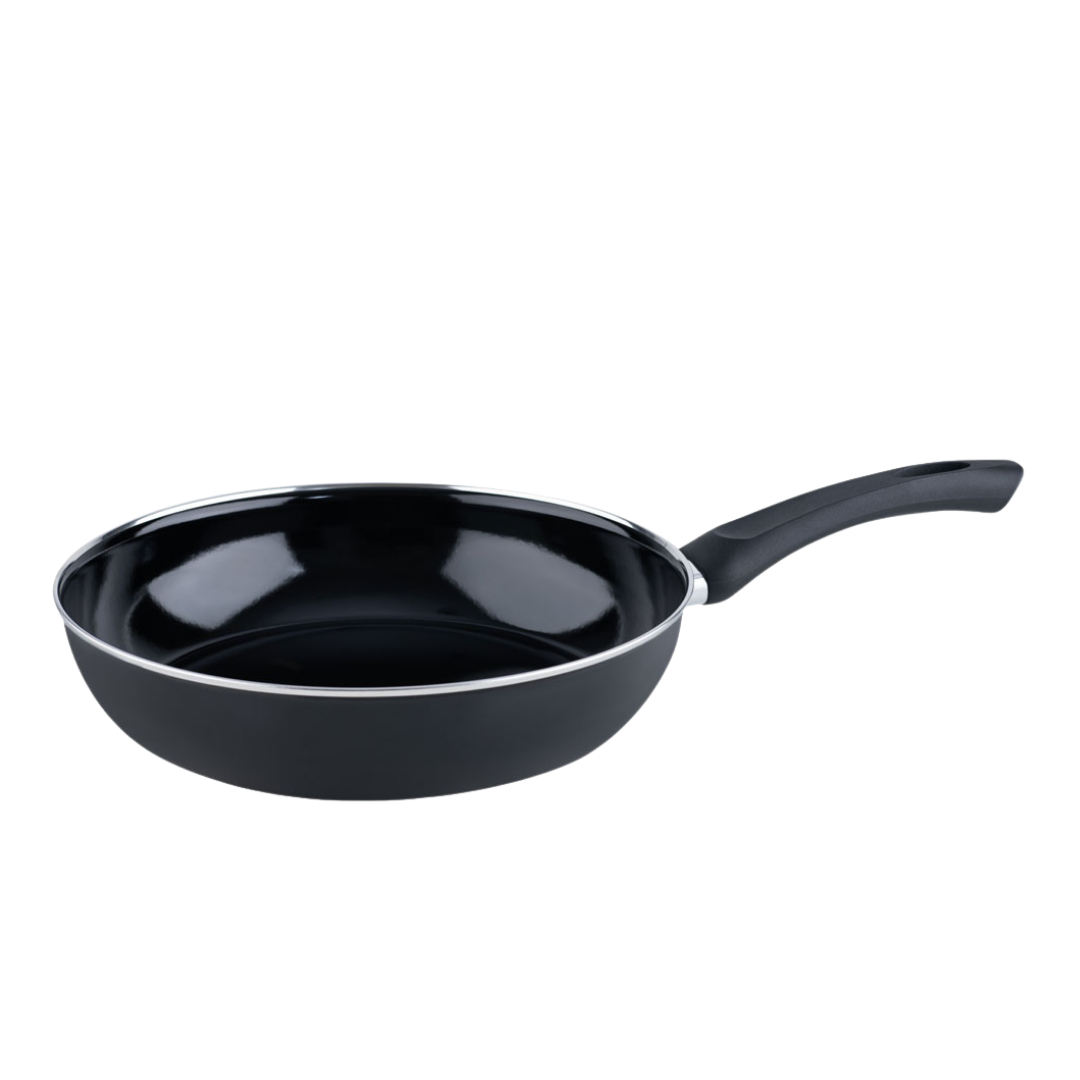 Black Enamel Gourmet Pan