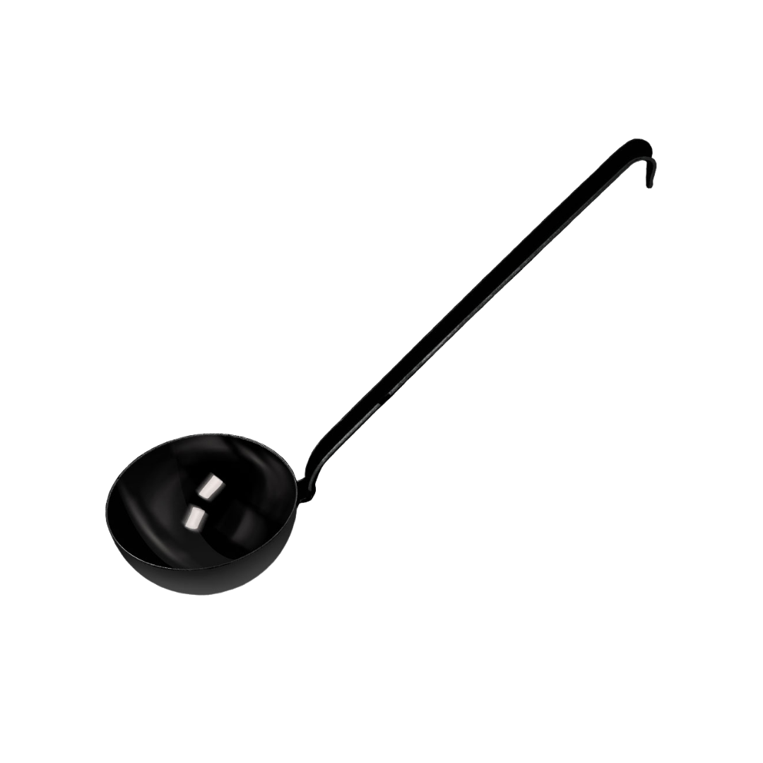 Riess Schwarz Schöpflöffel 9cm 0309-022