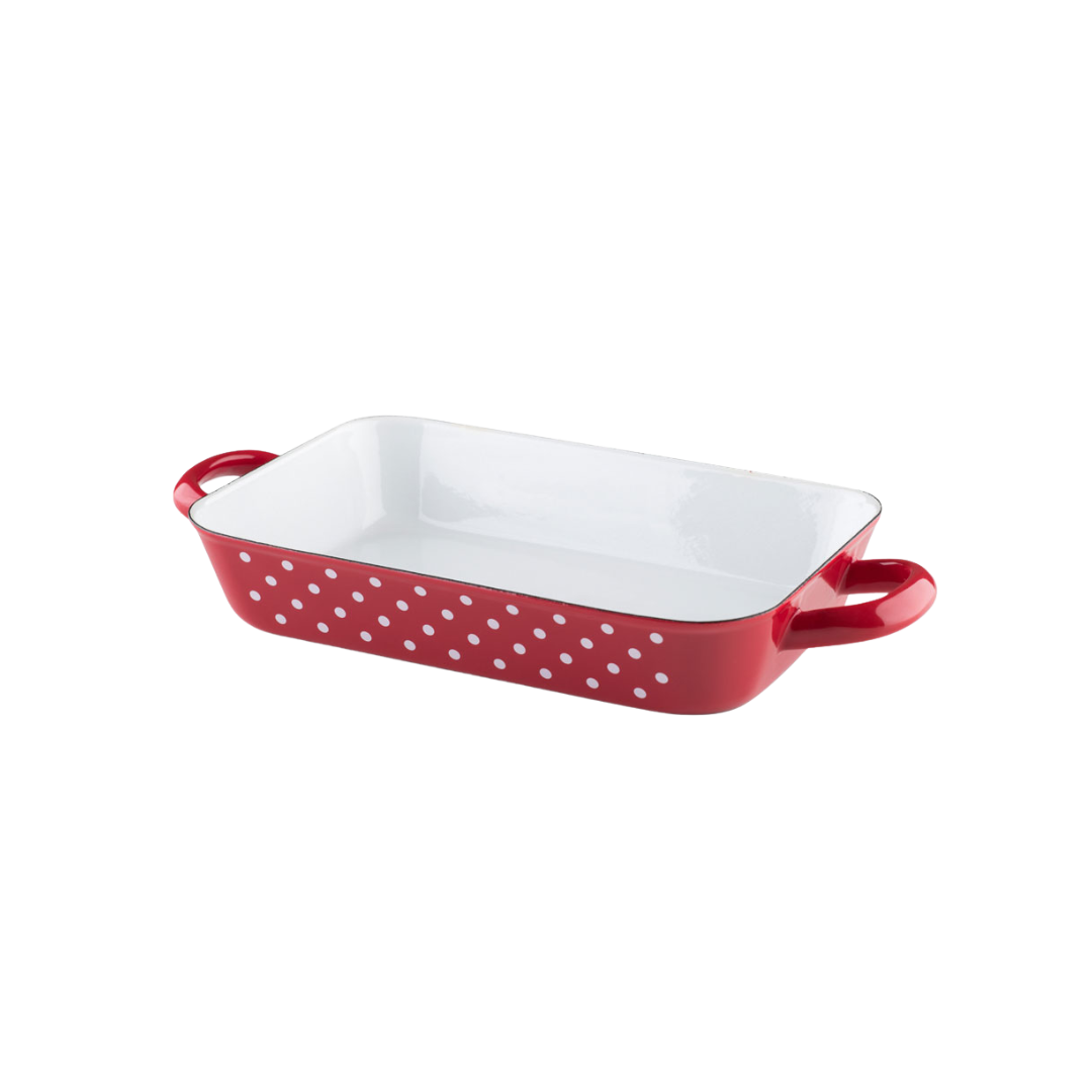 Riess Pünktchen Rot Bratpfanne