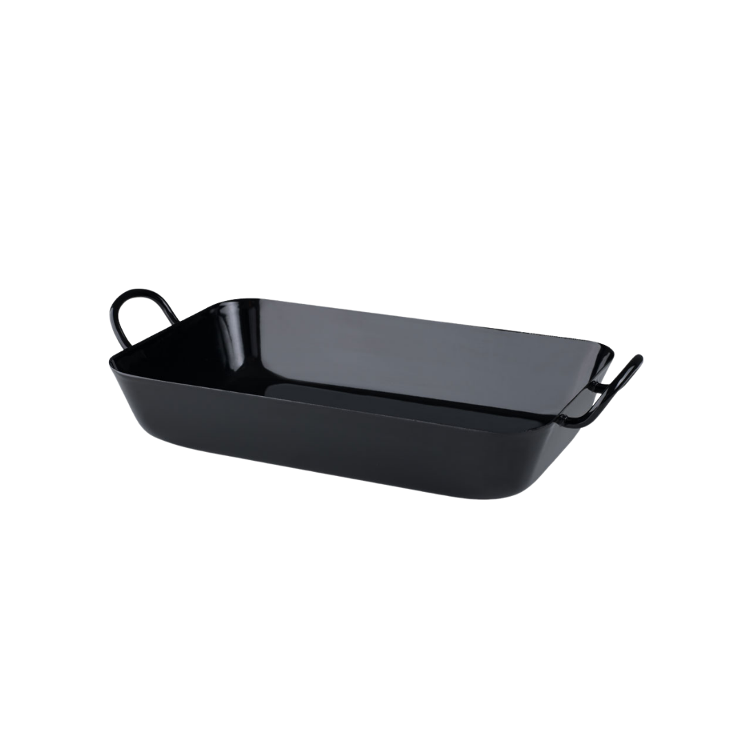 Grandma's Black Enamel Frying Pan