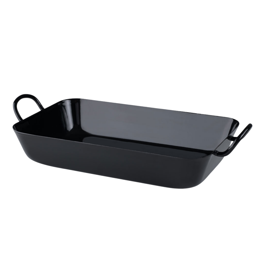 Grandma's Black Enamel Frying Pan