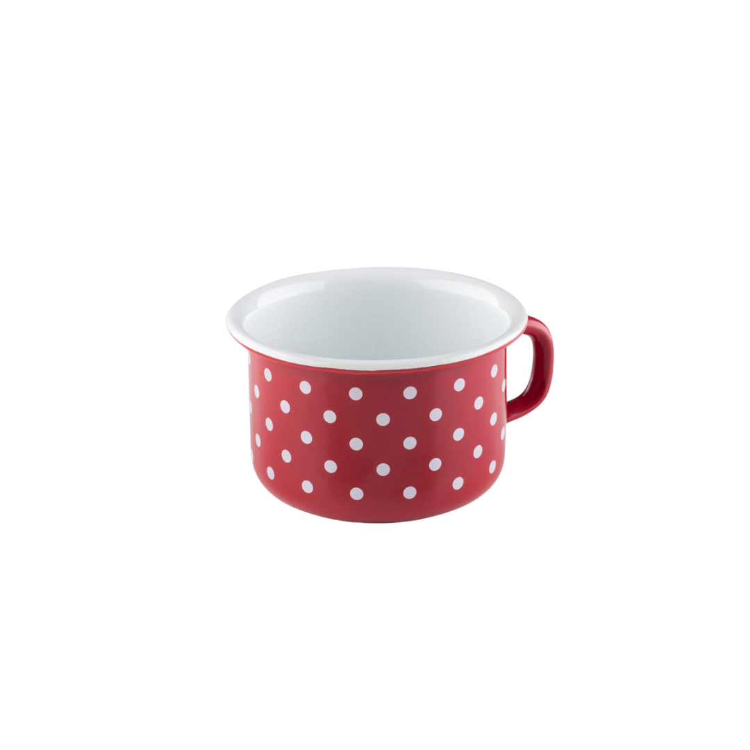 Riess Pünktchen Rot Kaffeeschale 10cm 0,4L 0299-077