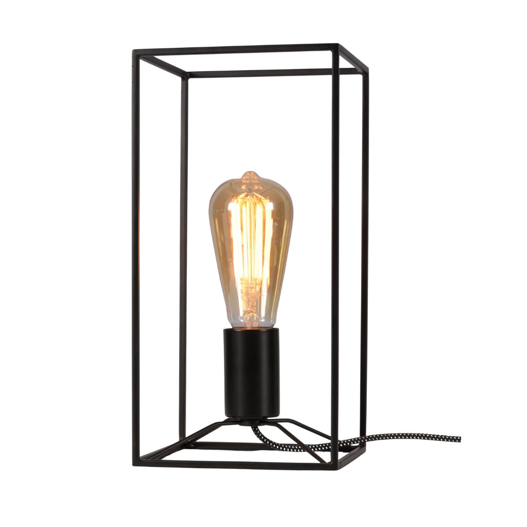 It's about Romi Tischlampe Eisen Antwerp 15x15x30 schwarz ANTWERP/T/B