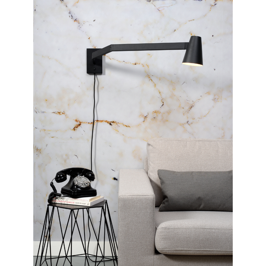 It's about Romi Wandlampe Eisen Biarritz langer Arm – Bild 2
