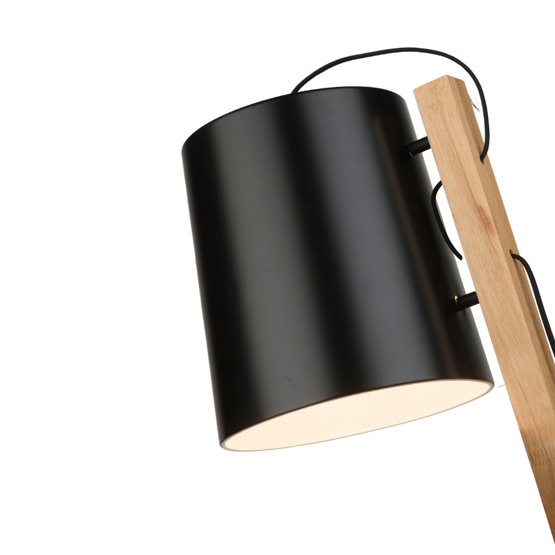 Lampadaire fer-bois Cambridge