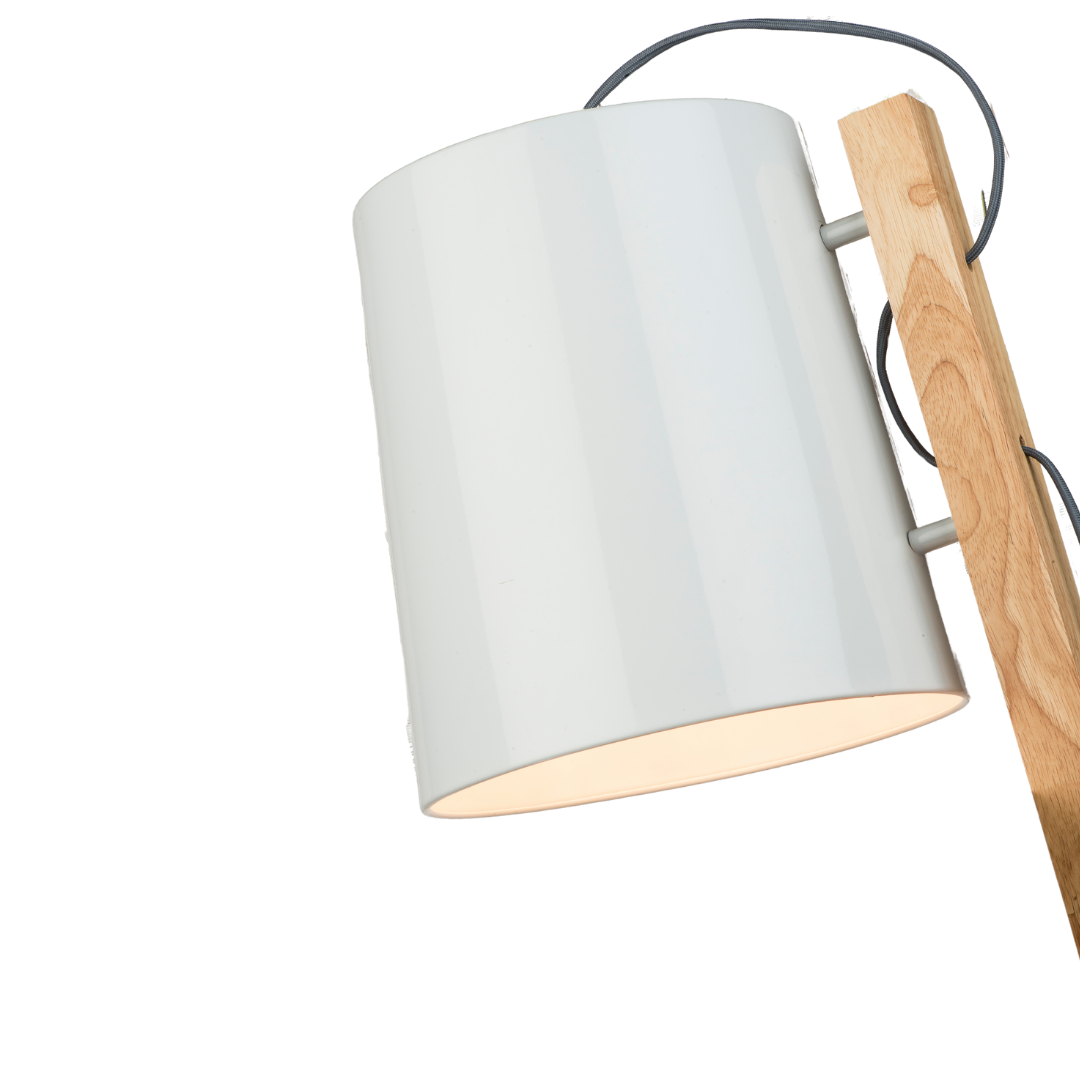Lampadaire fer-bois Cambridge