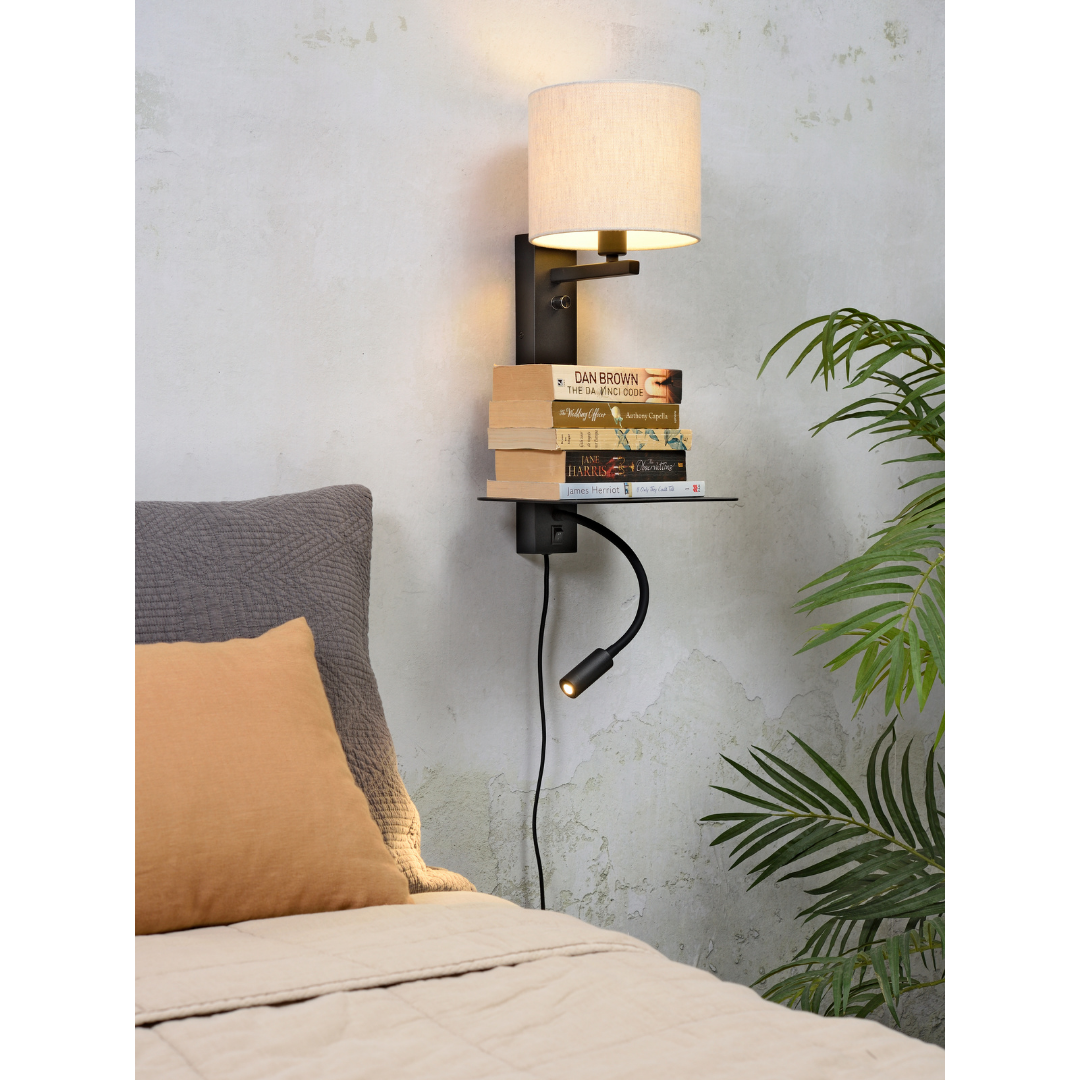 It's about Romi Wandleuchte Florence Brett+USB+Leselampe 18x15 cm – Bild 6