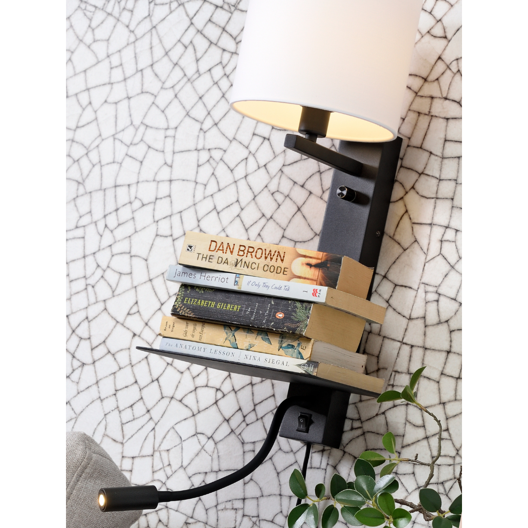 It's about Romi Wandleuchte Florence Brett+USB+Leselampe 18x15 cm – Bild 9