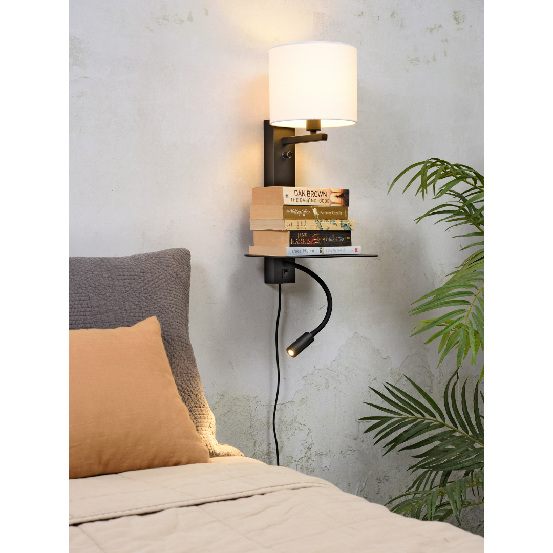 It's about Romi Wandleuchte Florence Brett+USB+Leselampe 18x15 cm – Bild 8