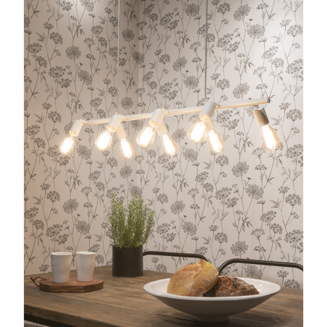 Iron Pendant Lamp Miami 8-arm