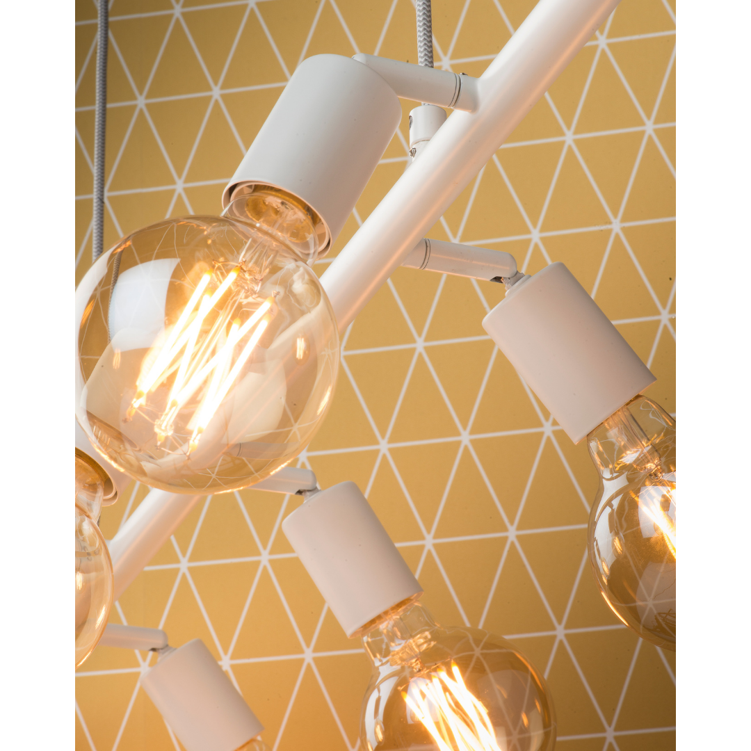 Iron Pendant Lamp Miami 8-arm