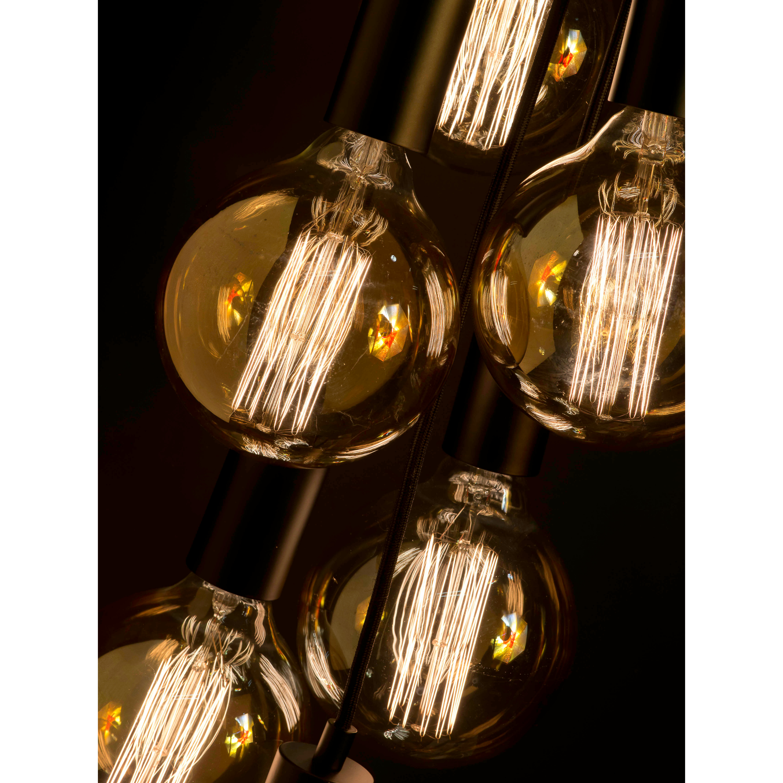 Suspension System Oslo 7 Bulbs Fabric Cable 150cm