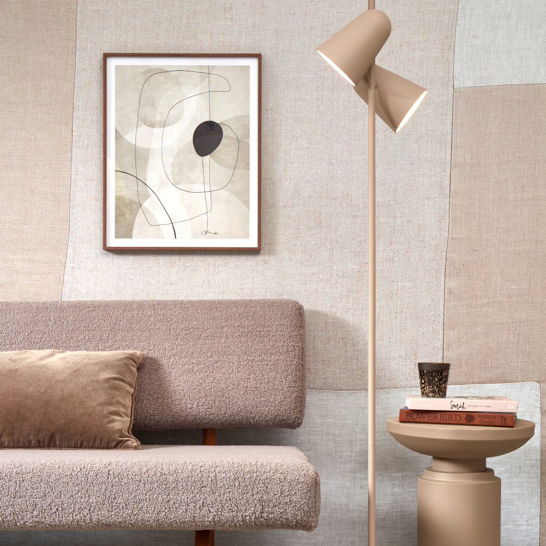 Floor Lamp Iron Salamanca 2-Shade
