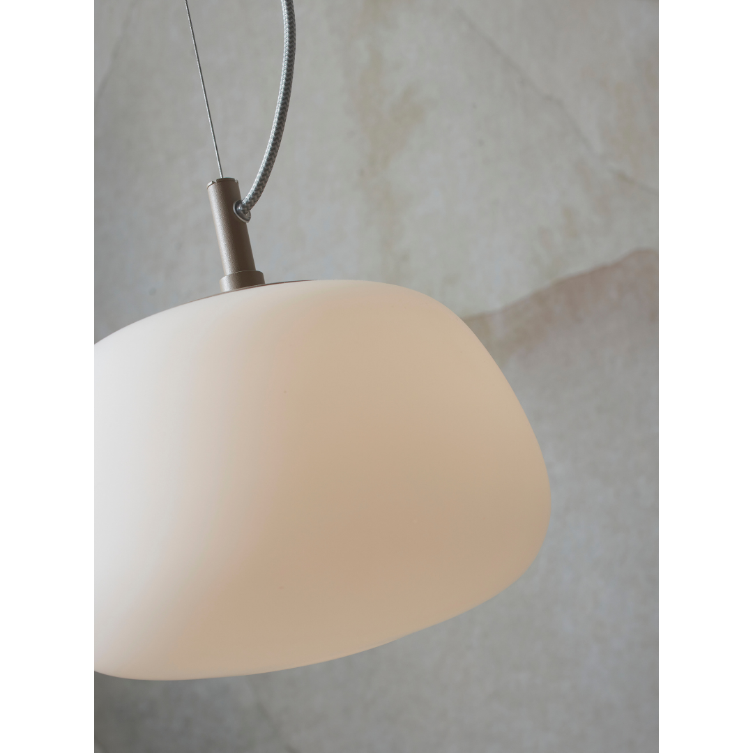 Pendant lamp Sapporo white sand
