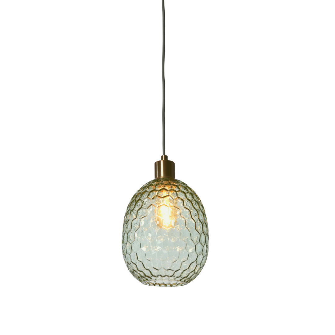 Hängelampe Glas Venice oval