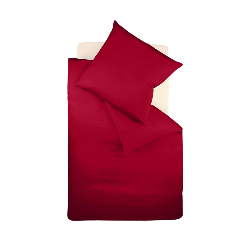 Pościel Colours Interlock Jersey · Bordowy / 155 x 220 cm