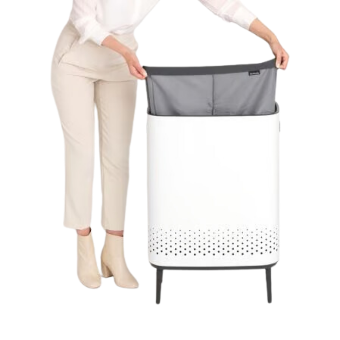 Brabantia Bo Wäschekorb Hi 2x45L – Bild 5